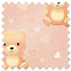 Little Bear, Peach Sorbet - Roman Blind